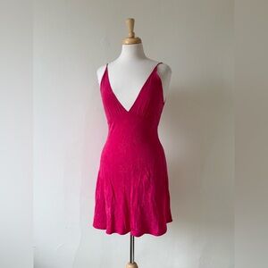 Wilfred Prose Dress Electron Fuchsia